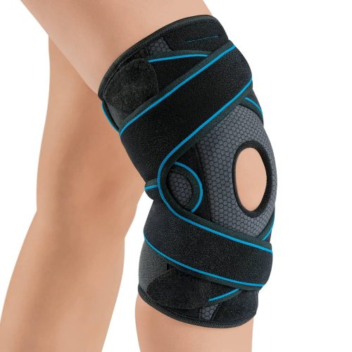 Genouillère ligamentaire articulée et rotulienne pour gonarthroses