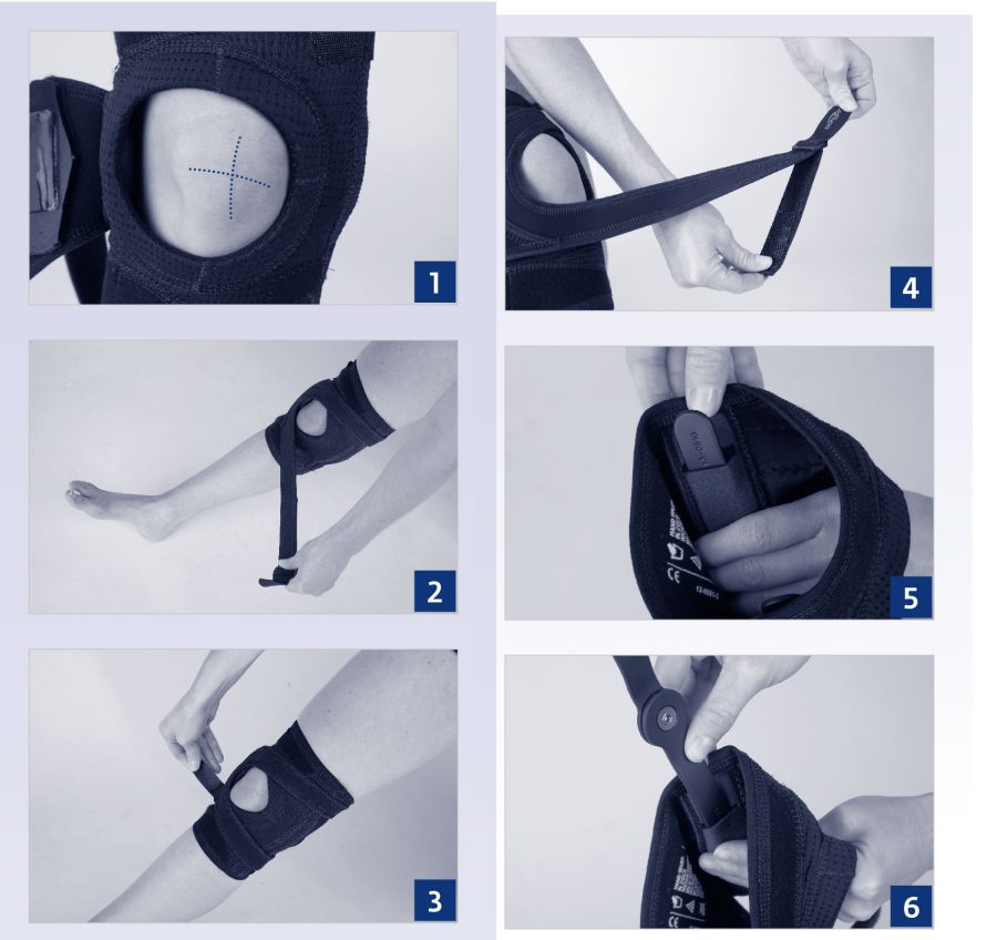 Genouillère rotulienne Recentrage actif de la rotule instable - DonJoy Tru-Pull Lite