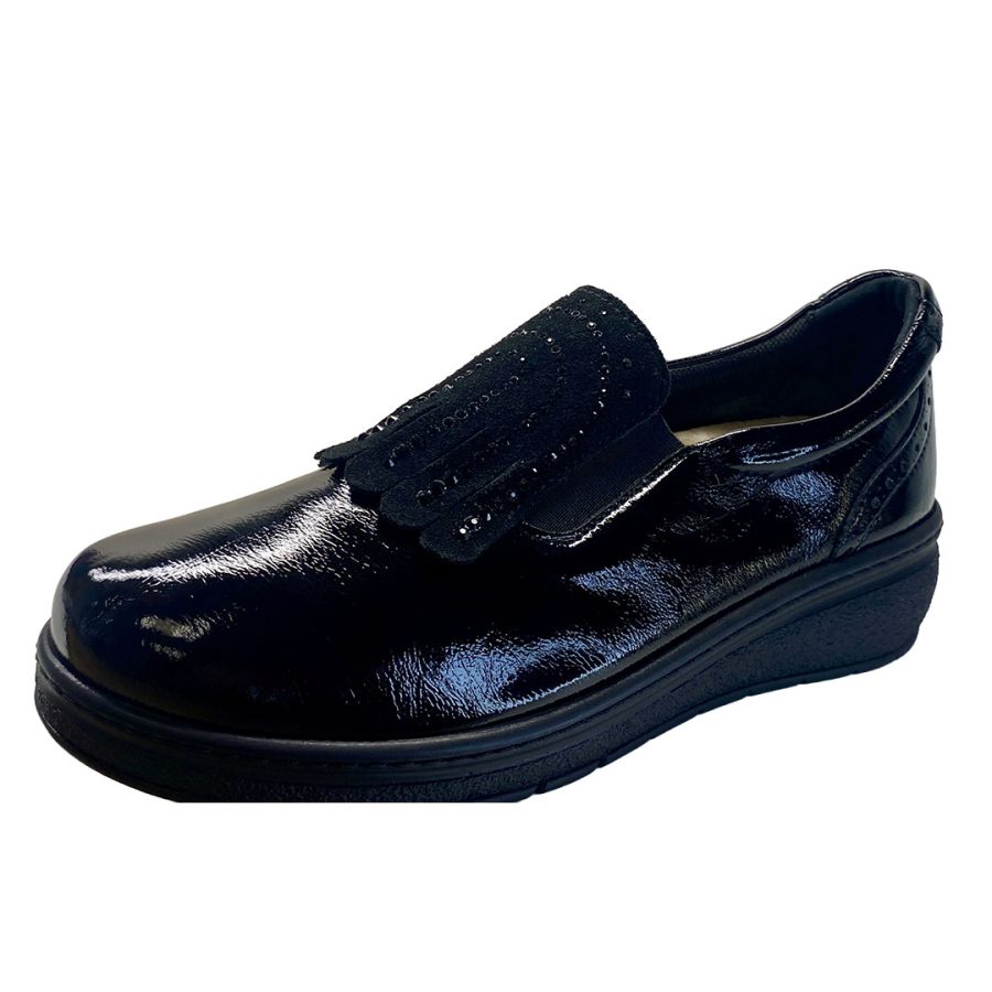 Mocassin orthopédique femme – Girly Noir
