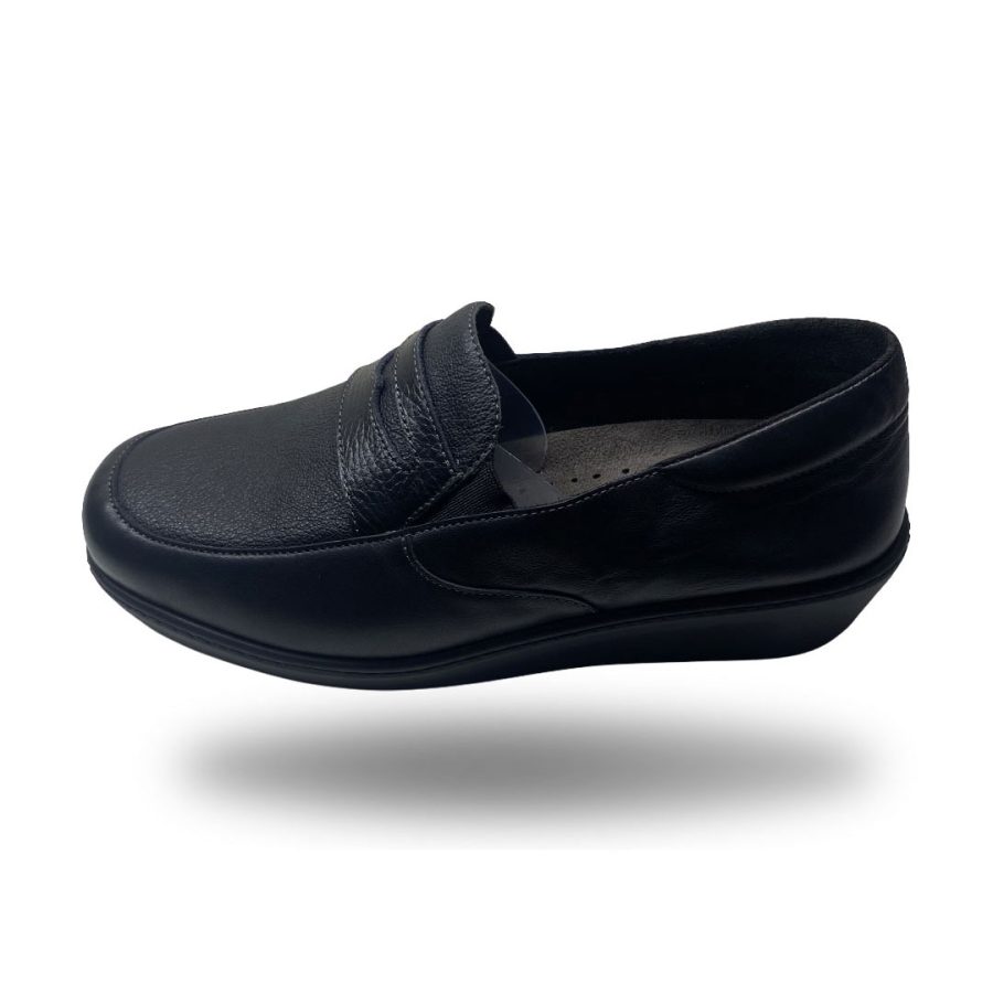 Mocassin femme SERAPHINE Noir élégante
