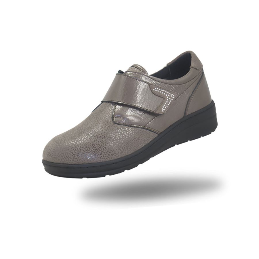 Geneviève Taupe - Chaussure orthopédique femme