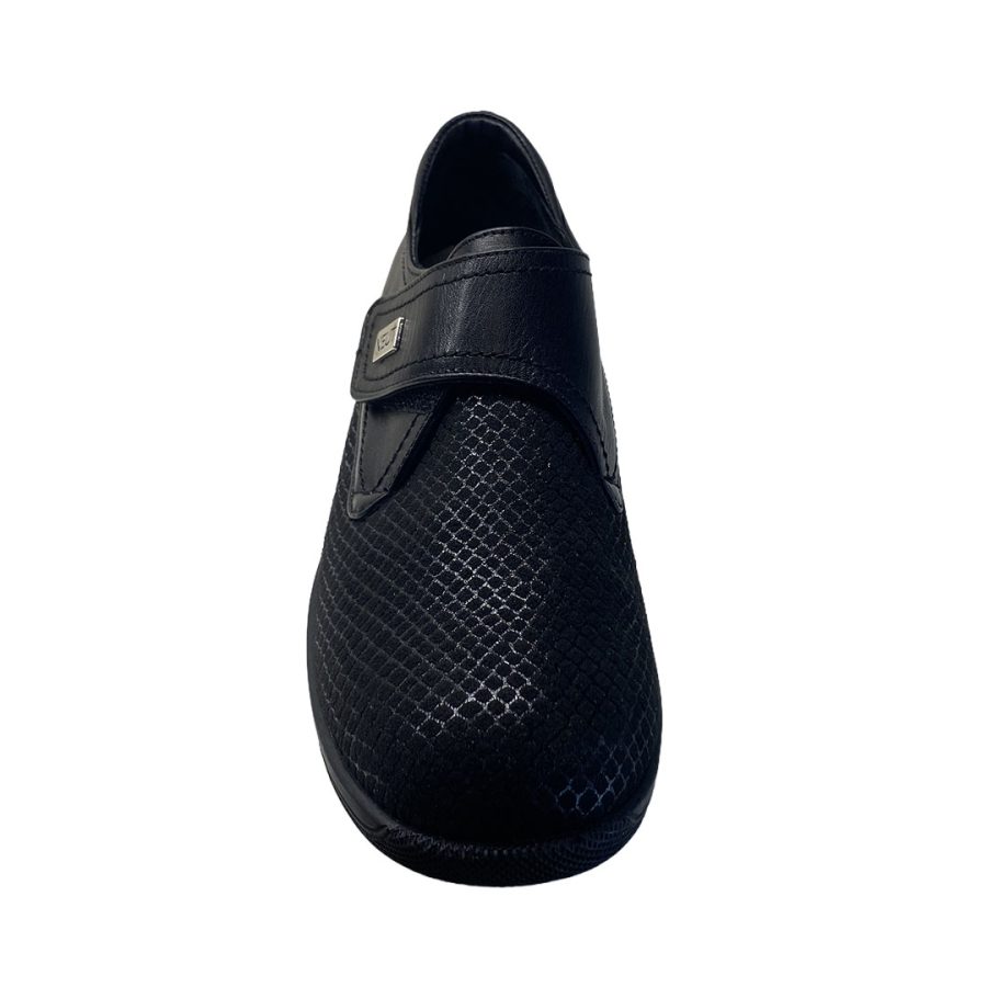 Chaussures PETRA H Noir pour pied large